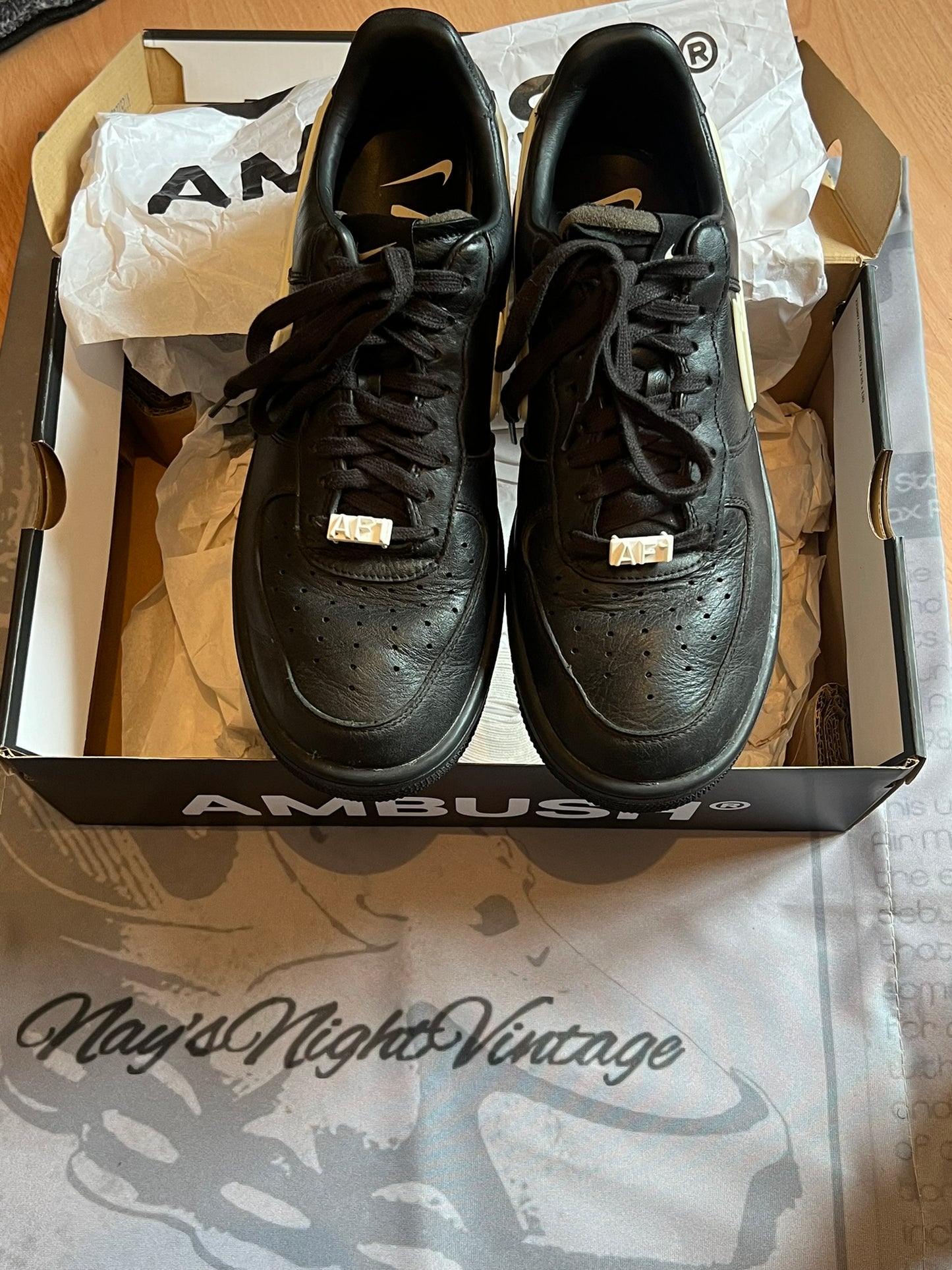 Nike Air Force 1 Low AMBUSH x 'Black' Men's