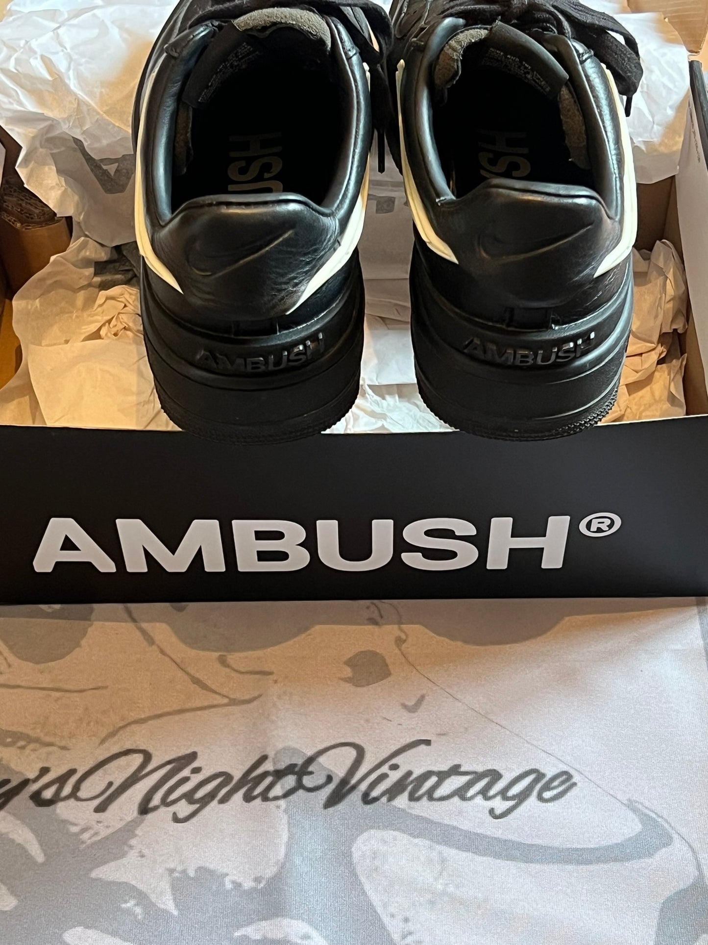 Nike Air Force 1 Low AMBUSH x 'Black' Men's