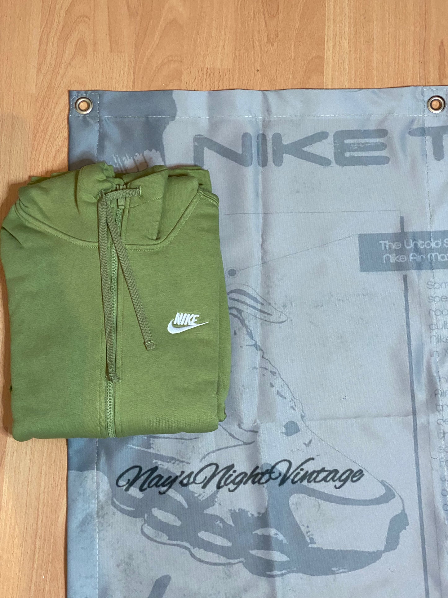 Nike Club Full Zip Hoodie In Alligator