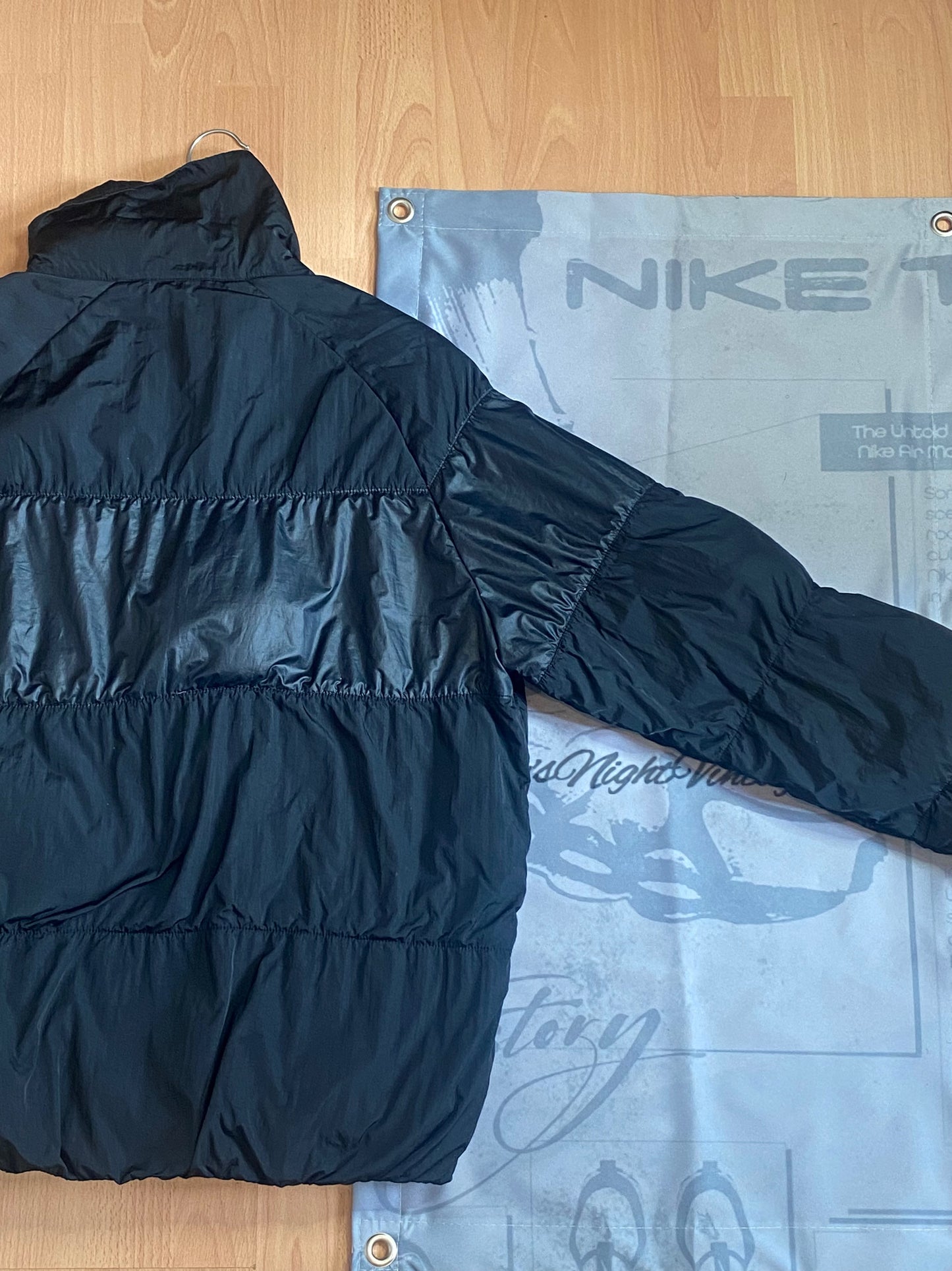 Oversized Black Nike Puffer Jacket
